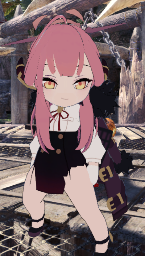 【外观MOD】蔚蓝档案陆八魔爱露、伊草遥香 - 怪物猎人世界MOD - 踩蘑菇社区
