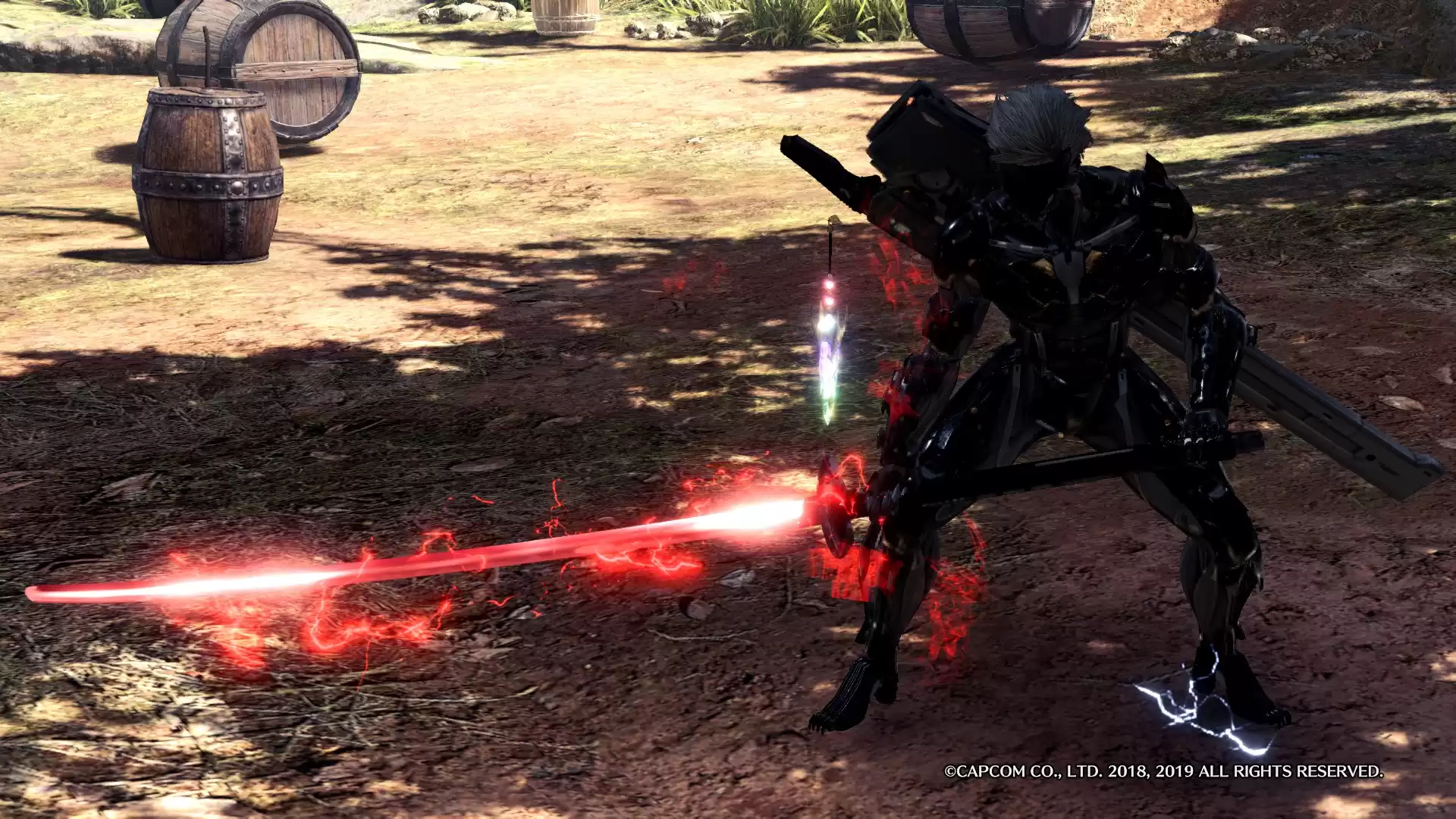 《合金装备崛起:复仇》高频村雨太刀 高周波刀太刀 雷电 v