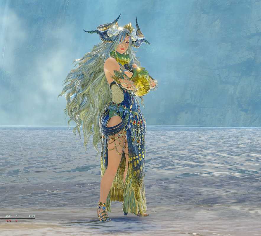 mhrs怪物猎人曙光mod003女装外观大师绚辉龙a套适配1602