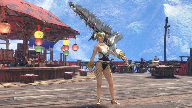 mhrsb怪物猎人崛起原创mod:灿辉混搭 阁螳螂太刀【已适配12.