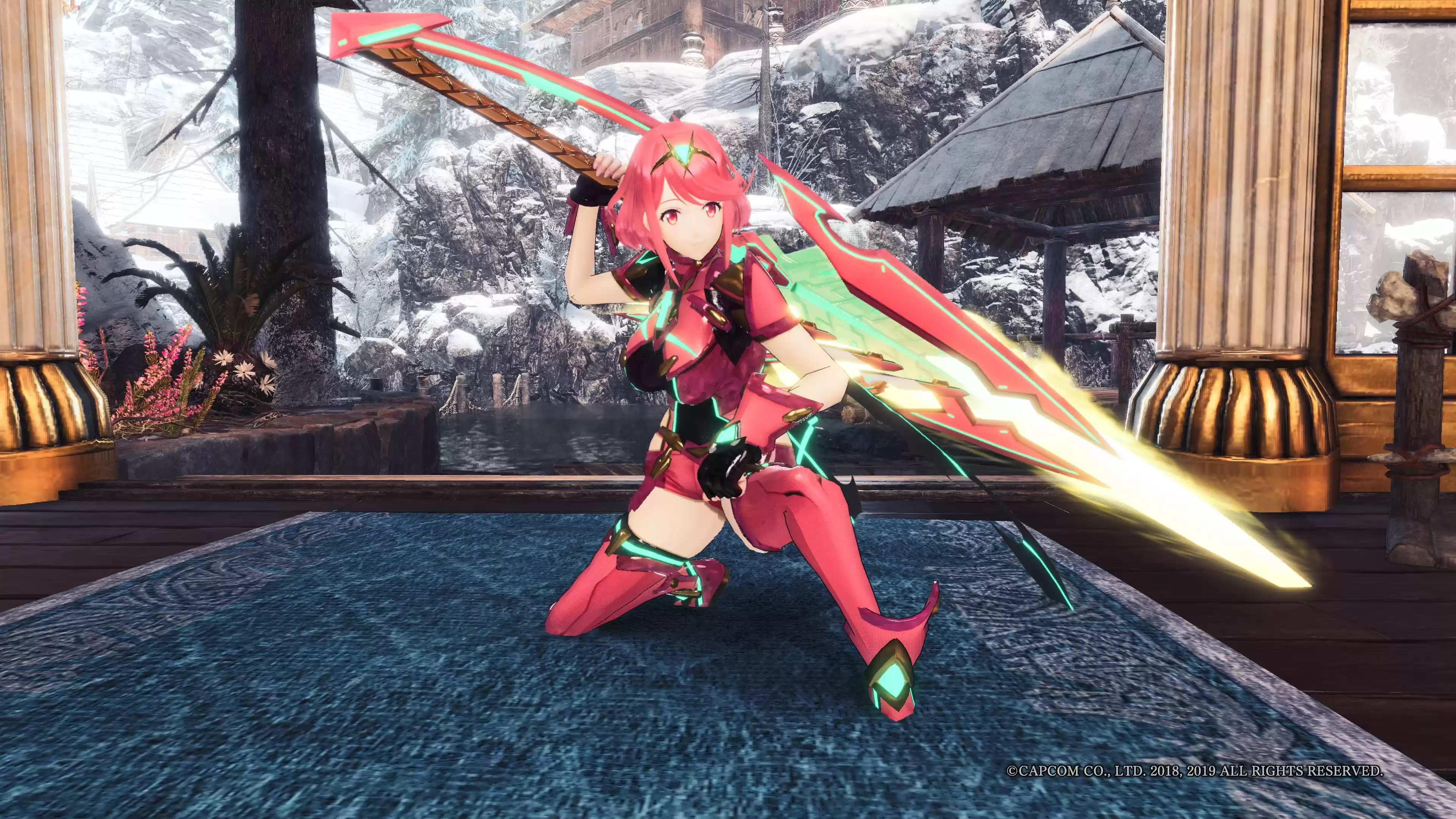 异度之刃焰防具武器合集 - 怪物猎人世界mod - 踩蘑菇社区