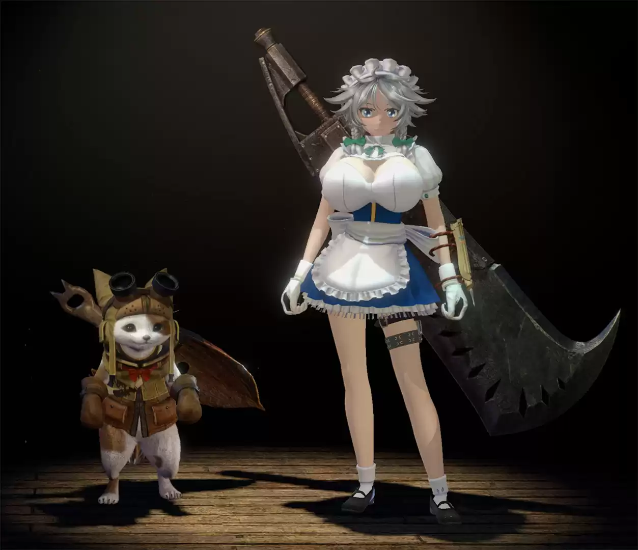 【外观MOD】♥pad长♥ 绅士奈子😎波涛胸涌🎊超震激摇⏰ - 怪物猎人世界MOD - 踩蘑菇社区