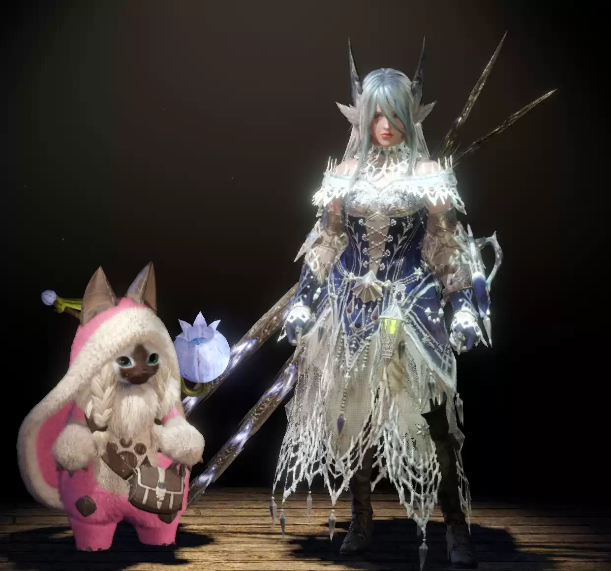 [MHW] 双刀武器外观，替换防卫队武器 - 怪物猎人世界MOD - 踩蘑菇社区