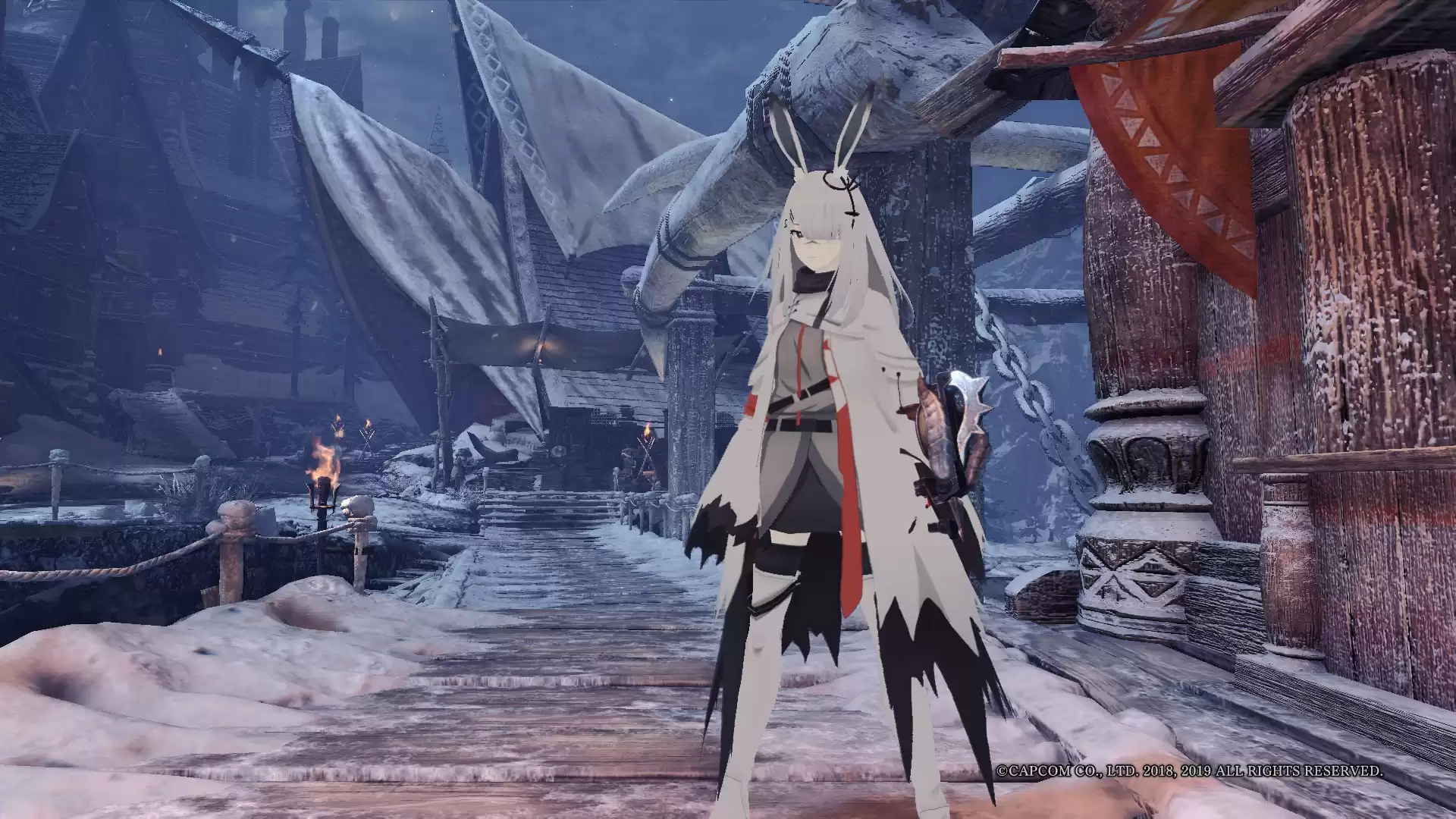 【外观MOD/明日方舟】黑兔子,白兔子 - 怪物猎人世界MOD - 踩蘑菇社区