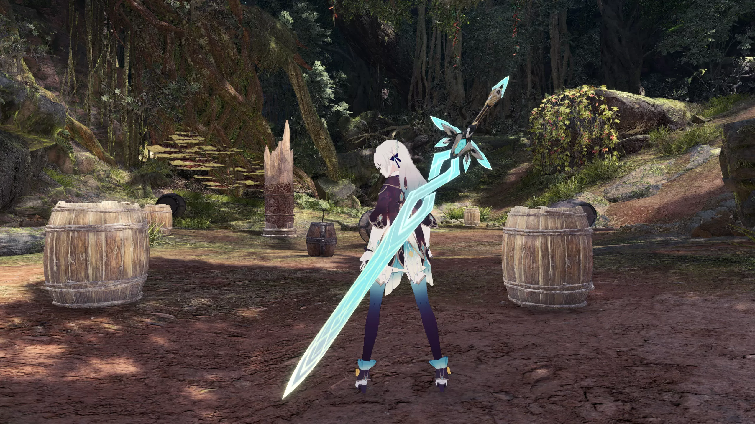 【MHW/流萤mod】流萤全套mod 人物+语音+片手,双刀,大剑,太刀,猎虫 - 怪物猎人世界MOD - 踩蘑菇社区